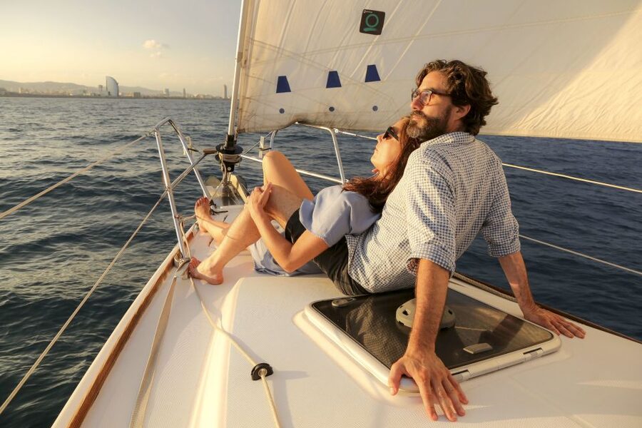 Barcelona: Unique Sunset Sailing Tour with Tapas & Open Bar - Seeing Sagrada Família from the water