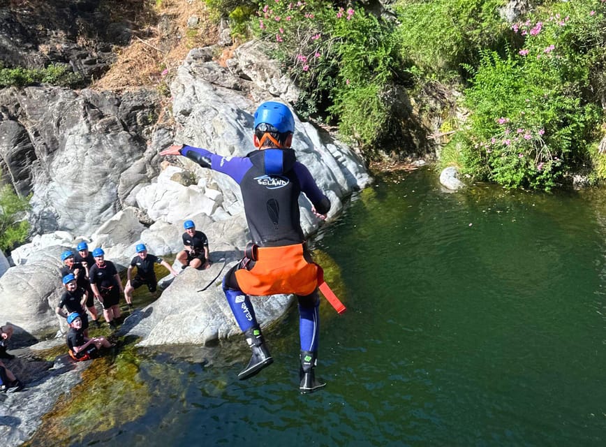 Benahavís: Guided Canyoning Adventure (Benahavís River Walk) - Entering the Angosturas canyon