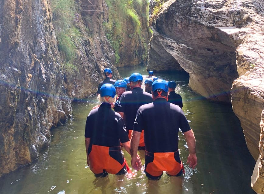Benahavís: Guided Canyoning Adventure (Benahavís River Walk) - Swimming through cool natural pools