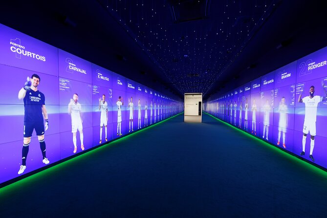 Bernabéu Stadium Guided Tour With Optional Megafan Upgrade - Digital player photos and trophy pictures