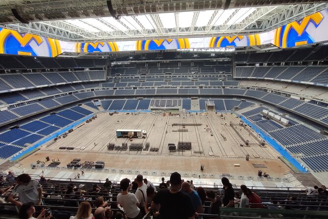 Bernabéu Stadium Guided Tour With Optional Megafan Upgrade - Walking, stairs, and family suitability