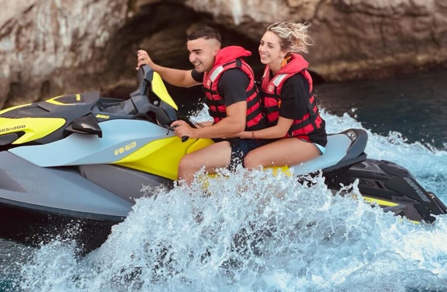 Cala Millor: Jetski Tour of Sea Lion Cave or Caves of Artà - What you get for $118 per group of two