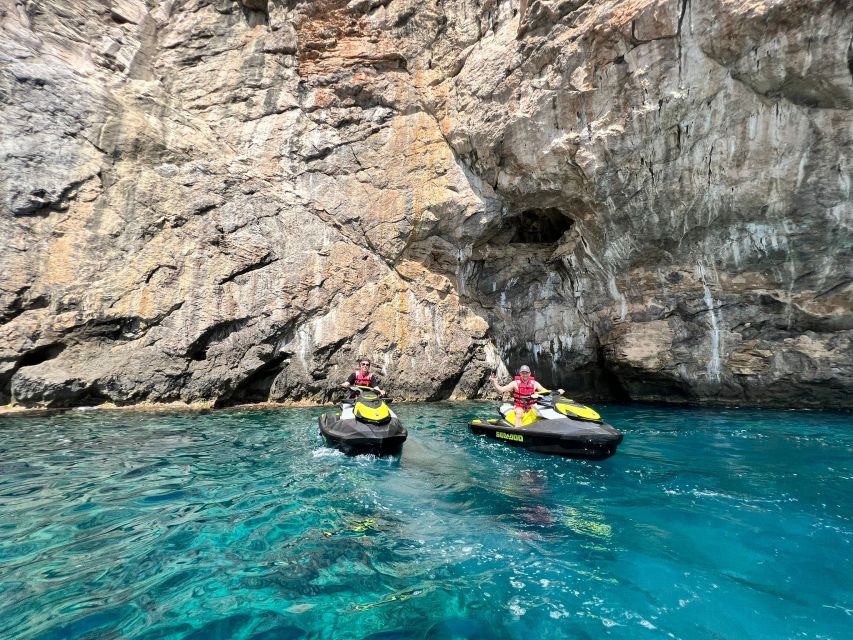Cala Millor: Jetski Tour of Sea Lion Cave or Caves of Artà - Riding a jetski for the first time