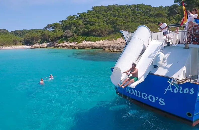 Cala'n Bosc: 3.5-Hour South Coast Sightseeing Boat Trip - From Cala’n Bosch Marina toward the south coast