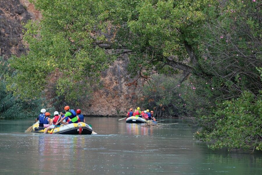 Calasparra: Almadenes Canyon Rafting with Caves and Rock Art - The Otter Cave and the reservoir exit
