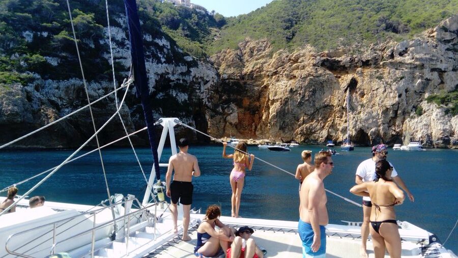 Calpe: Catamaran Tour with Optional Swim Stop - What the catamaran is like onboard