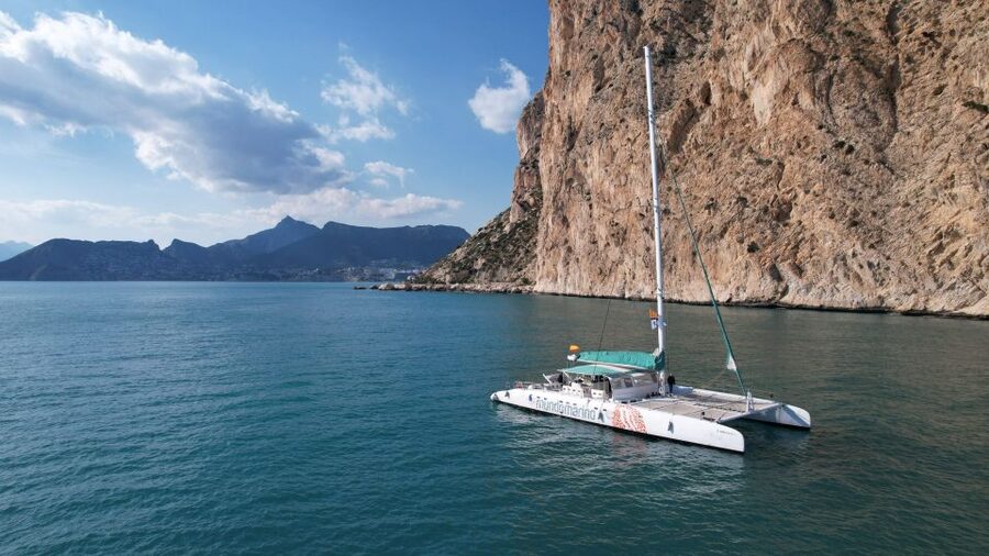 Calpe: Catamaran Tour with Optional Swim Stop - Peñón de Ifach from the water
