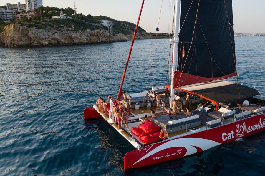 Cambrils: Catamaran Cruise with Drinks and BBQ Lunch Option - Leaving Cambrils for the Catalonia coast