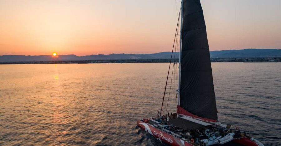 Cambrils: Sunset Catamaran Cruise with Drinks - A possible swim in the Costa Dorada