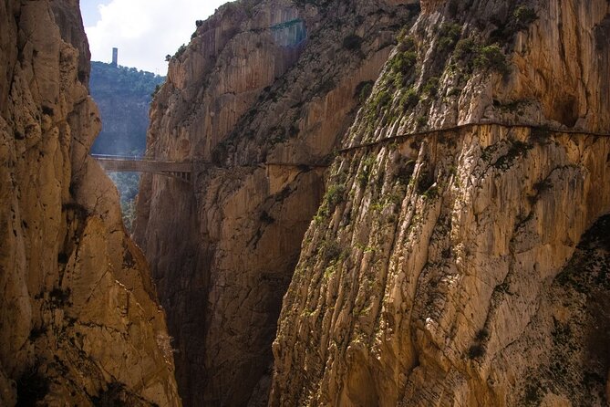 Caminito del Rey Day Trip from Costa del Sol - The suspension bridge at Gaitanes Gorge
