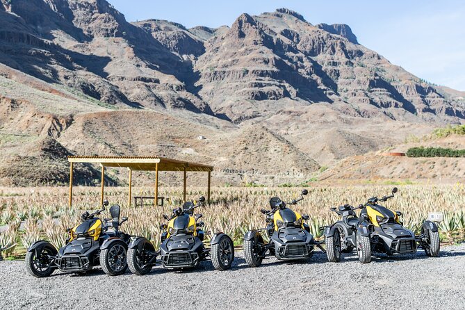 Can-am Ryker three wheels tricycle Mountain Tour (Maspalomas) - Safety, confidence, and the first few minutes