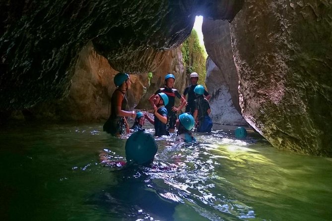 Canyoning Gorge Descent, river walk in Benahavis. - Guides who keep the mood light