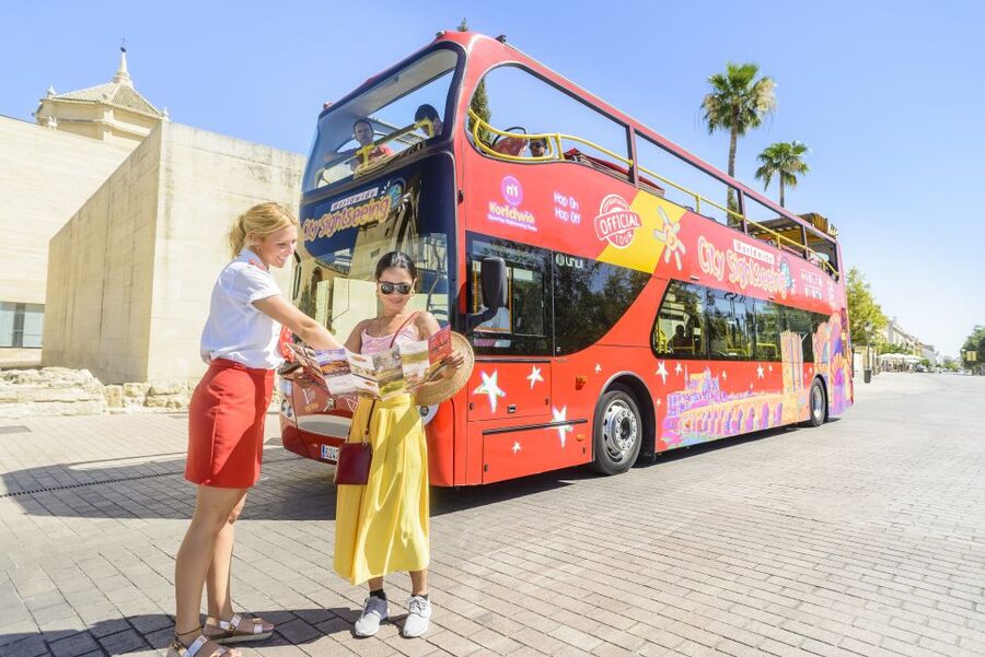 Córdoba: City Sightseeing Hop-On Hop-Off Bus Tour - The red panoramic route from the river to the old quarters