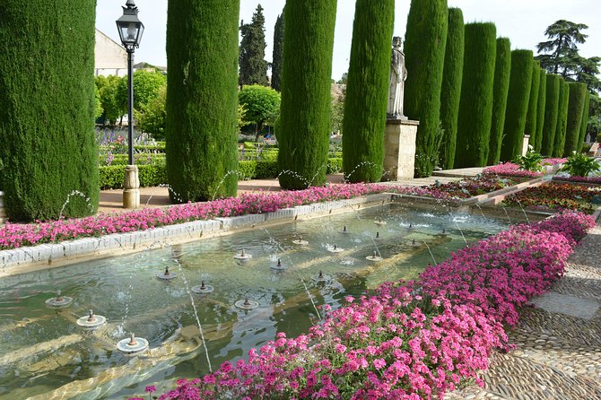 Cordoba Monuments Intensive Tour in English Tickets included - The Alcázar: gardens, power, and Mudéjar detail