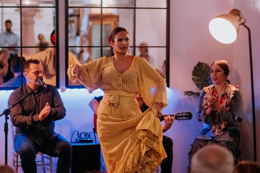 Córdoba: Tablao Flamenco at Doble de Cepa with Optional Meal - Choosing between show-only, a drink, and dinner