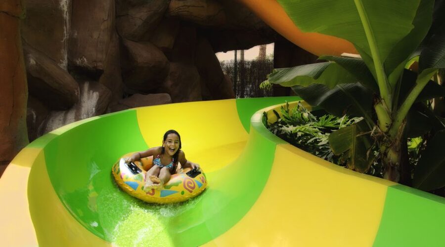 Costa Adeje: Aqualand Water Park Ticket with Dolphin Show - Taking a proper break in the Lava River