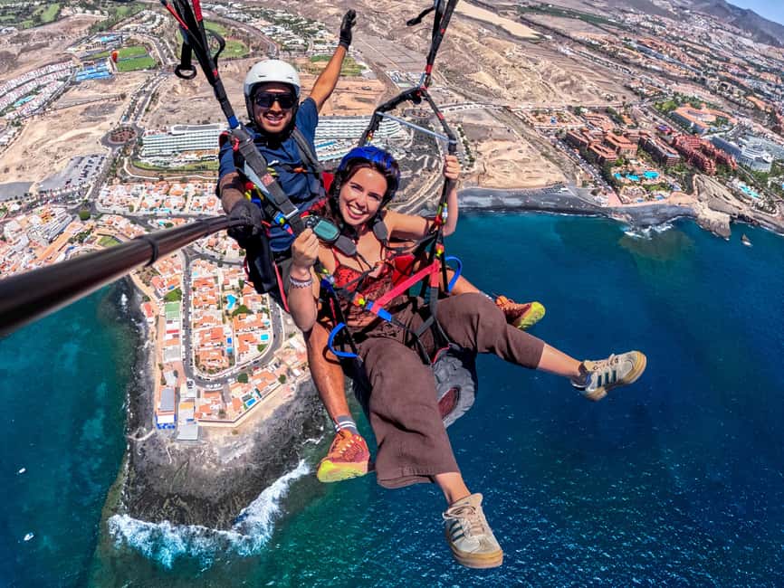 Costa Adeje: Tandem Paragliding Flight - What you see from the air