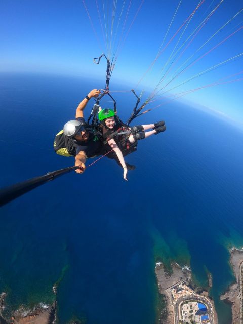 Costa Adeje: Tandem Paragliding Flight with Pickup - Booking advice for a calmer first flight