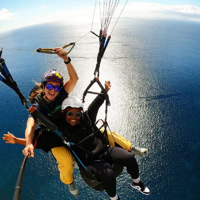 Costa Adeje: Tandem Paragliding Flight with Pickup - The hotel pickup and 25-minute van ride