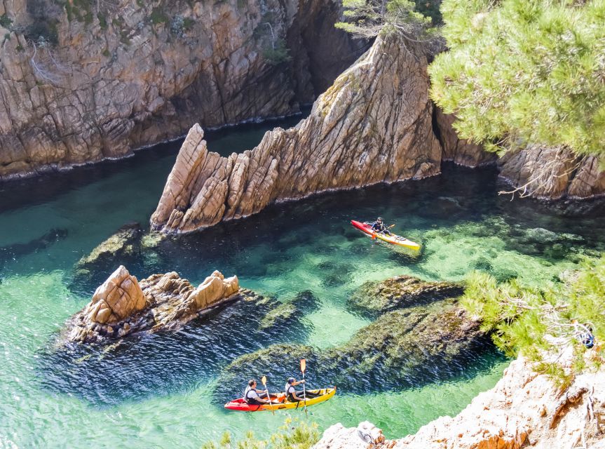 Costa Brava: Sea Caves Kayaking and Snorkeling Tour - Setting out from Sant Pol into S’Agaró Bay