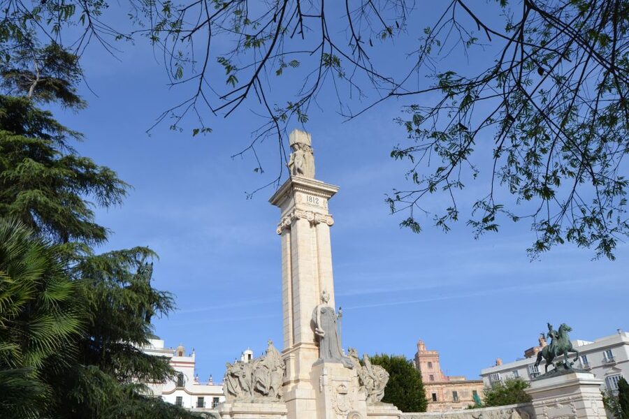 English Cádiz Tour: Walking Tour with Local Guide - The cathedral exterior and Cádiz views