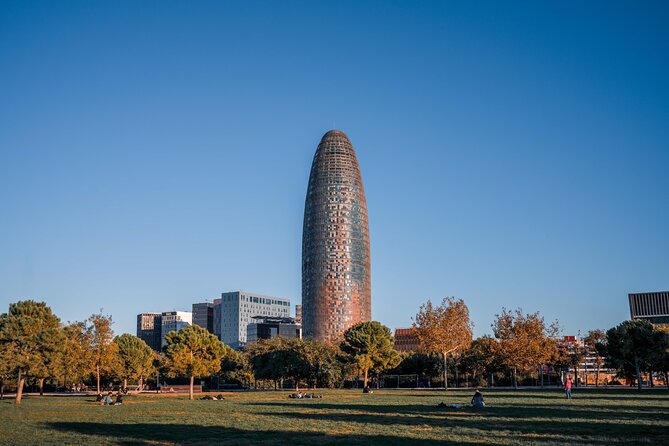 Entrance to the Mirador Torre Glories Barcelona - The urban ecosystems exhibition starts with live city data