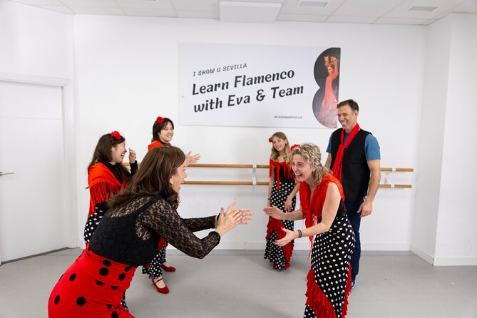 Flamenco Dance Class in Seville with optional Flamenco Costume - A good activity for families, couples, and mixed groups