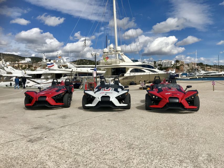 From Andratx: Formula Sunset Driving Tour - Port Andratx at sunset