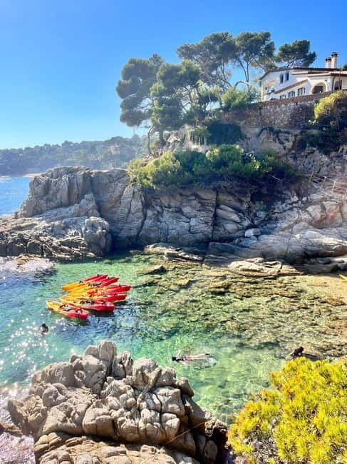 From Barcelona: Costa Brava Kayak & Snorkel Tour with Picnic - The coach ride to Platja d’Aro