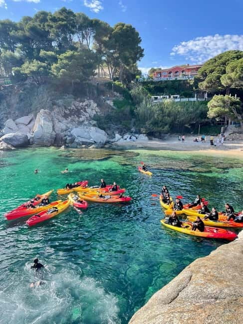 From Barcelona: Costa Brava Kayak & Snorkel Tour with Picnic - A 30-minute picnic near S’Agaró