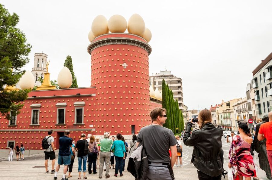 From Barcelona: Girona Guided Tour & Dalí Museum in Figueres - Timing, transport, and the $85 price