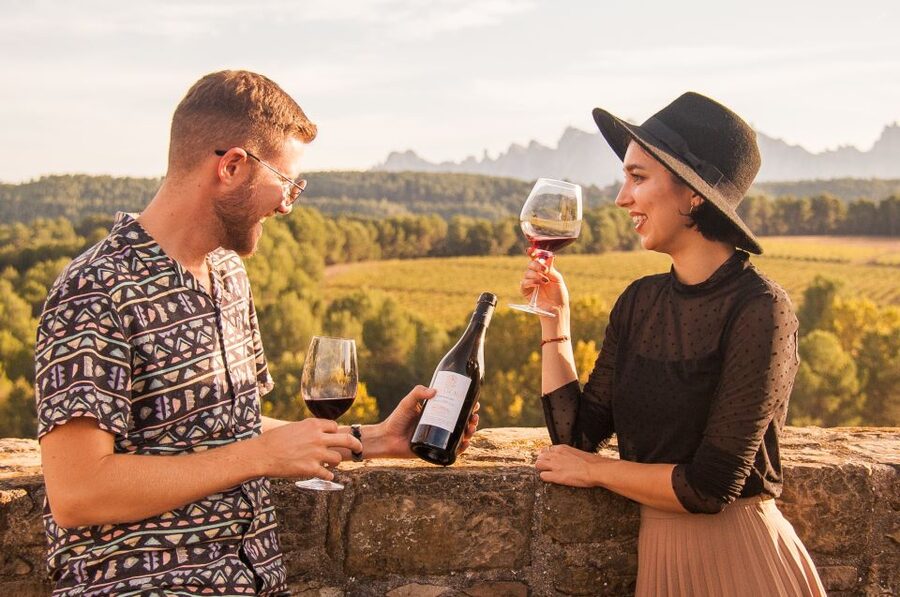 From Barcelona: Montserrat Half-Day Wine and Tapas Trip - Leaving Barcelona by coach