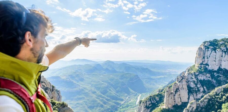 From Barcelona: Montserrat Monastery & Scenic Mountain Hike - The 55-minute ride from Passeig de Gràcia
