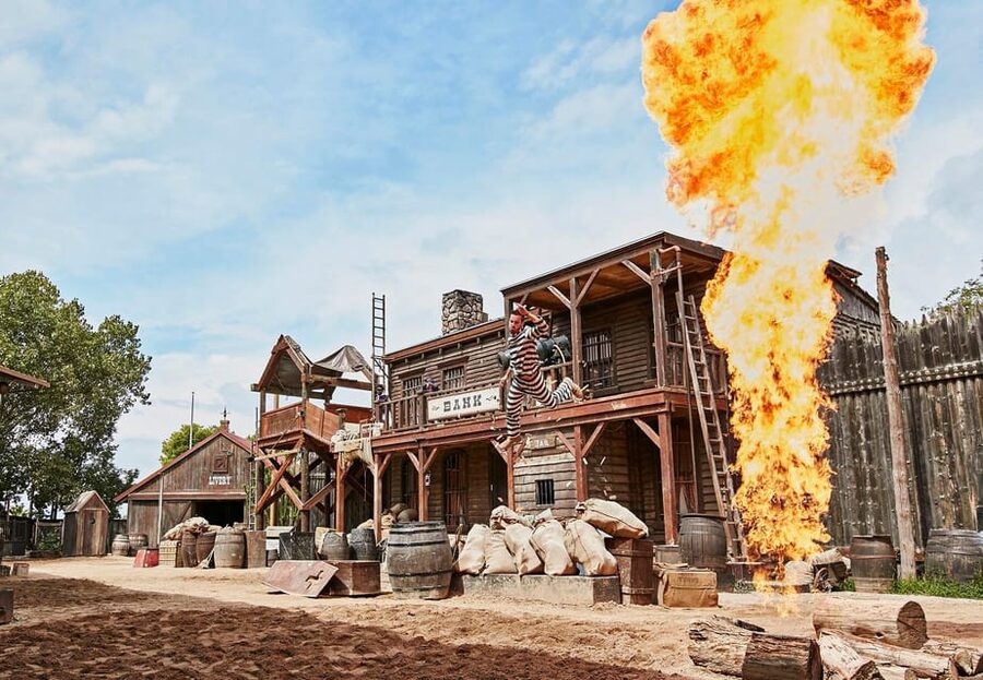 From Barcelona: PortAventura Theme Park Ticket & Transfer - Six worlds, six different moods