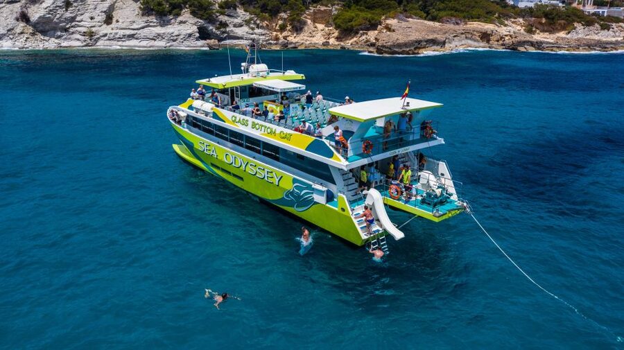 From Cala Ratjada: East Coast Glass-Bottom Boat Trip - A glass-bottom view of Mallorca’s east coast