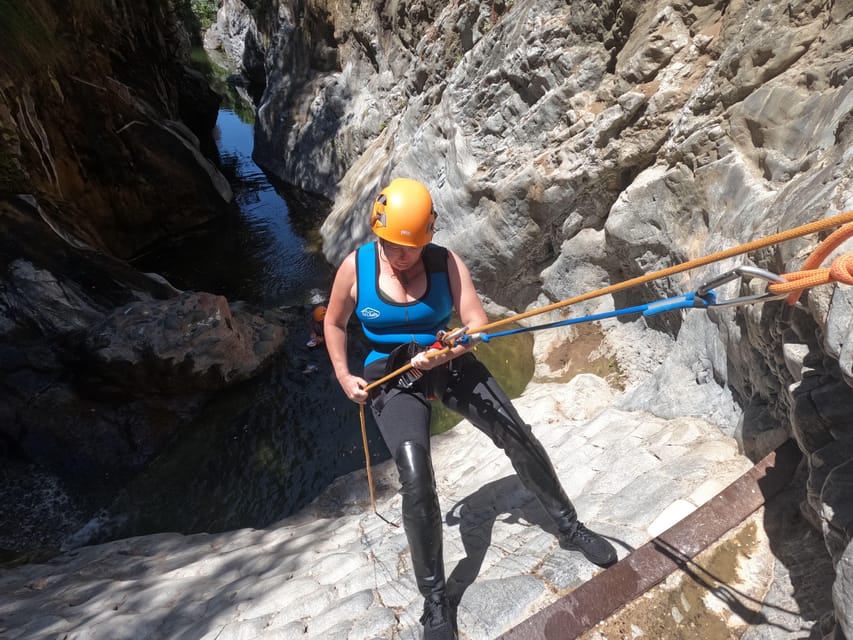 From Estepona: Guadalmina River Guided Canyoning Adventure - Meeting at Parque Torre Leonera