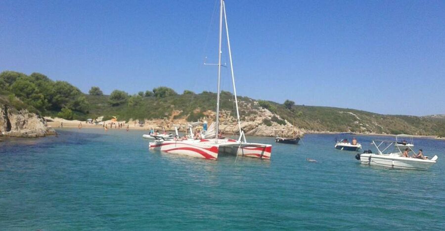 From Fornells: Half-Day Menorca Catamaran Trip w/ Snorkeling - Snorkeling equipment and the swimming stop