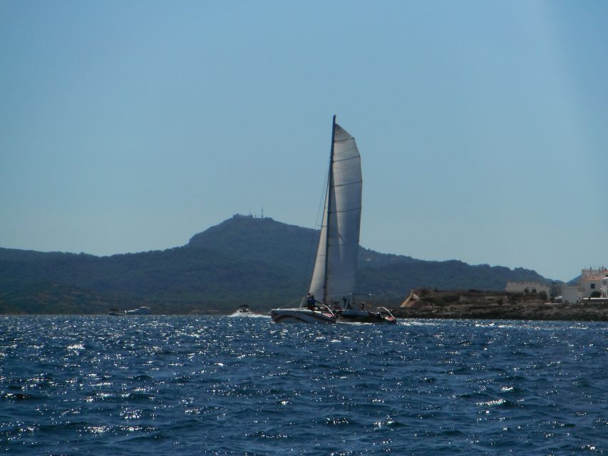 From Fornells: Half-Day Menorca Catamaran Trip w/ Snorkeling - The boat, the crew, and the small-group feel