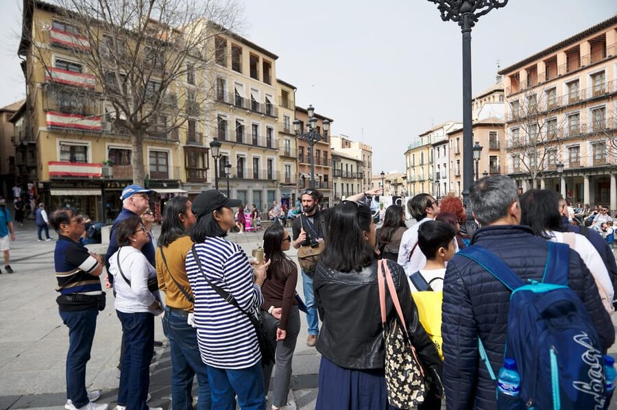 From Madrid: Toledo Tour with Wine Tasting and 3 Monuments - The one-hour guided walk through medieval Toledo
