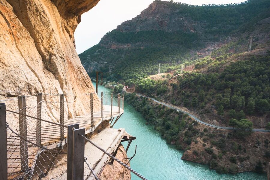 From Málaga: Caminito del Rey Full-Day Tour - Water channels, cliffs, and the famous bridge