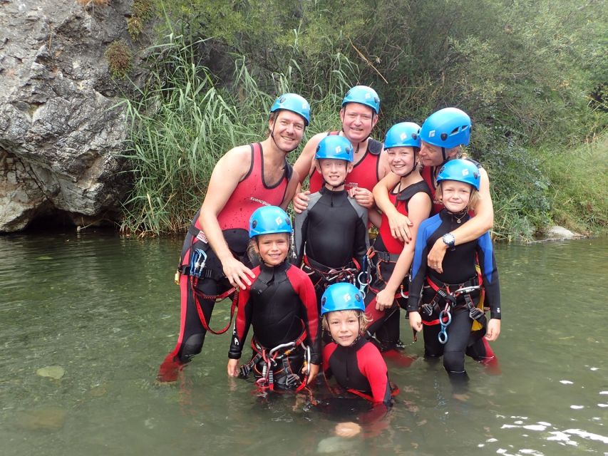 From Marbella: Guadalmina River Guided Canyoning Adventure - Rock jumps, natural slides, and the rappel