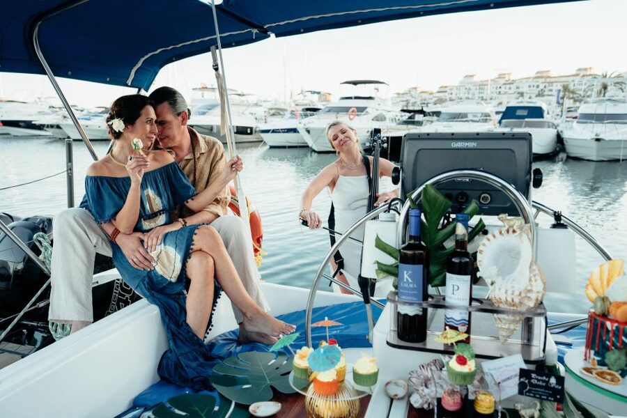From Marbella: Private and Group Sailboat Cruise & Drinks - Drinks, snacks, and the onboard mood