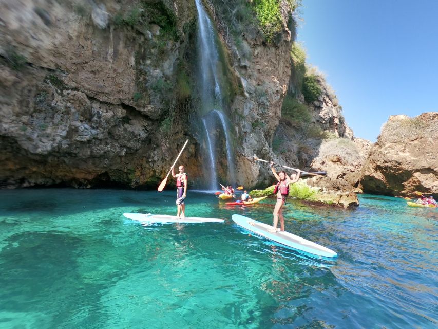 From Nerja: Guided Paddle Surf Cliffs and Maro Waterfall - What happens if the sea turns rough