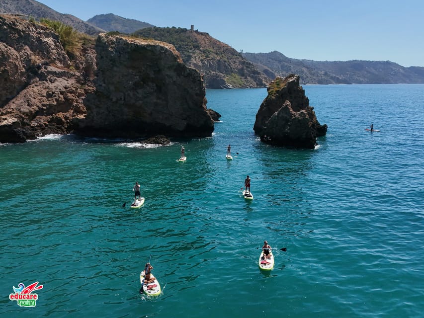 From Nerja: Guided Paddle Surf Cliffs and Maro Waterfall - The practical value at $41