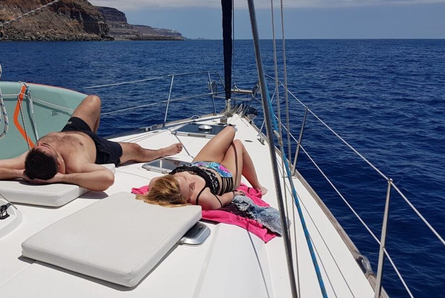 From Puerto de Mogán: Sailboat Trip with Food and Drinks - Why this small boat feels different