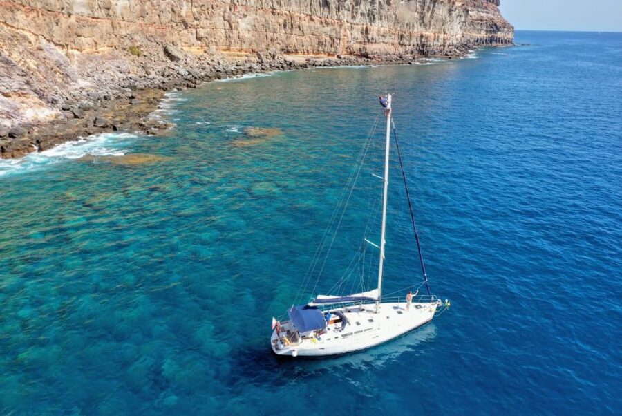From Puerto de Mogán: Sailboat Trip with Food and Drinks - What the $96 price really covers
