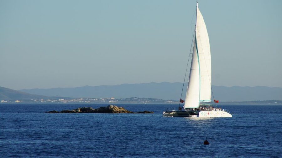 From Roses: Sunset Catamaran Cruise - Sangria, Cava, and the Sunset Hour
