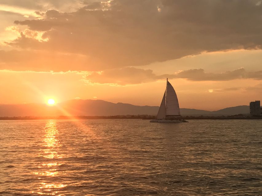 From Roses: Sunset Catamaran Cruise - Sailing Along the Bay of Roses