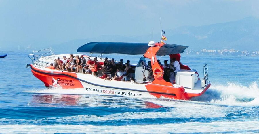 From Salou/Cambrils: Speedboat Tour - The swim stop near Cap Salou
