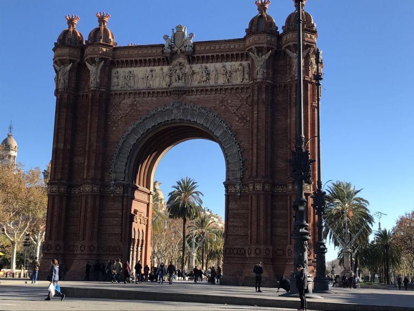 From Salou: Full Day Barcelona Panoramic Tour with Free Time - Montjuïc, the Olympic Village, and the Arc de Triomf